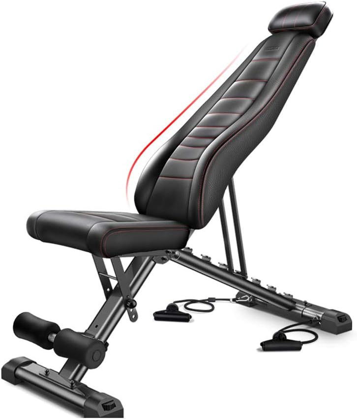 Weights Bench Standard Weight Benches Dumbbell Bench, Folding Ab Abdominal Crunch Exercise Board, Weight Bench For Home Gym, Flat Incline Decline Multi Use,Weight Benches