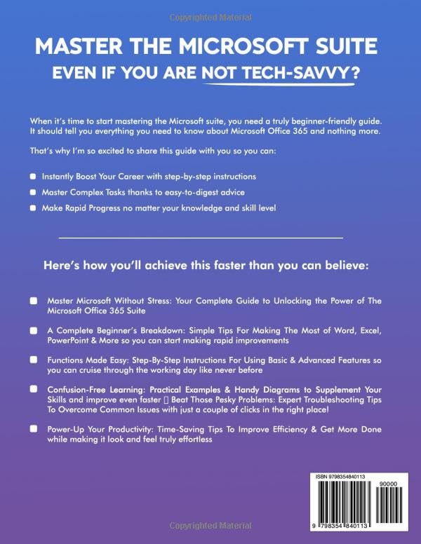 Microsoft Office 365 For Beginners: The 1# Crash Course From Beginners To Advanced. Easy Way to Master The Whole Suite in no Time | Excel, Word, ... Teams & Access (Mastering Technology) Paperback – 26 Sept. 2022 - Image 3