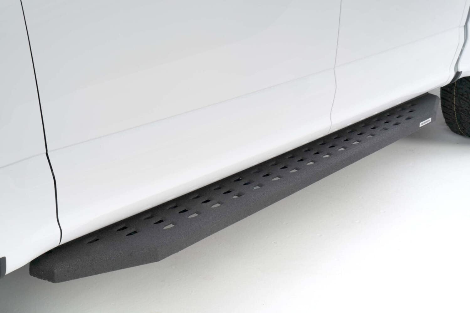 Go Rhino RB20 Running Boards & Brackets | Galvanized Steel, Textured Black | 69404887PC | Fits 2019-2025 Chevrolet Silverado & GMC Sierra Crew Cab (See Description)