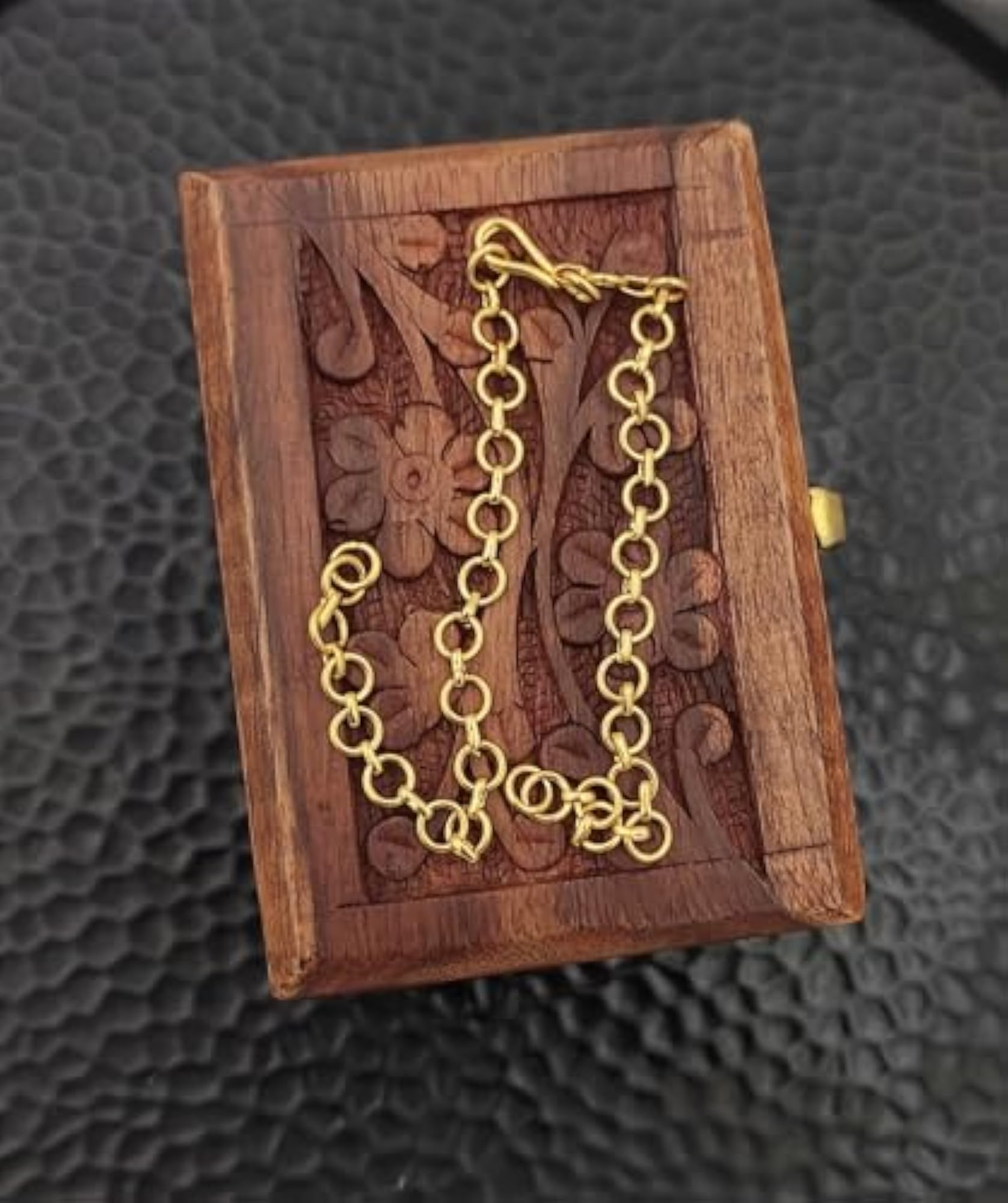One Gram Plated Back Chain Necklace