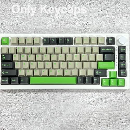 Image of Fogruaden PBT Keycaps Set, Cherry Profile Custom Keycap for Mechanical Keyboard Keycaps(Cherry songbai)