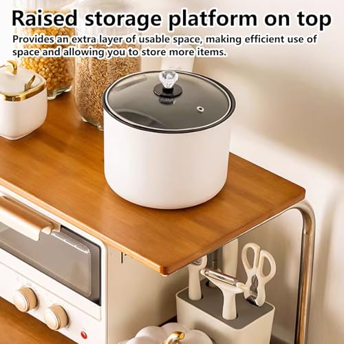 Mueble auxiliar microondas para el comedor y cocinas con poco espacio 6