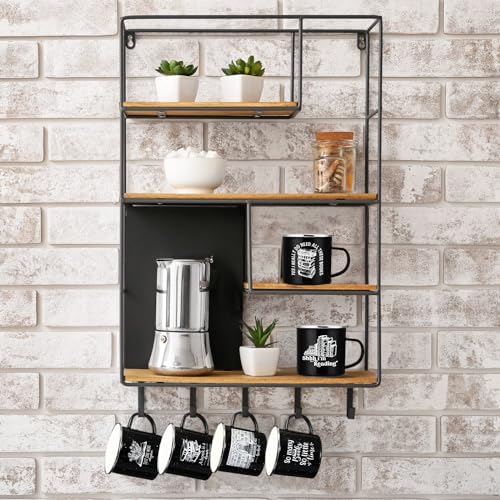 Set de 6 Mugs Esmaltados para Amantes de Libros 12oz Negro miniatura 5