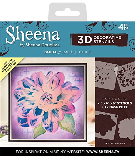 Sheena Douglass 3D Maschera e Stencils-Dahlia