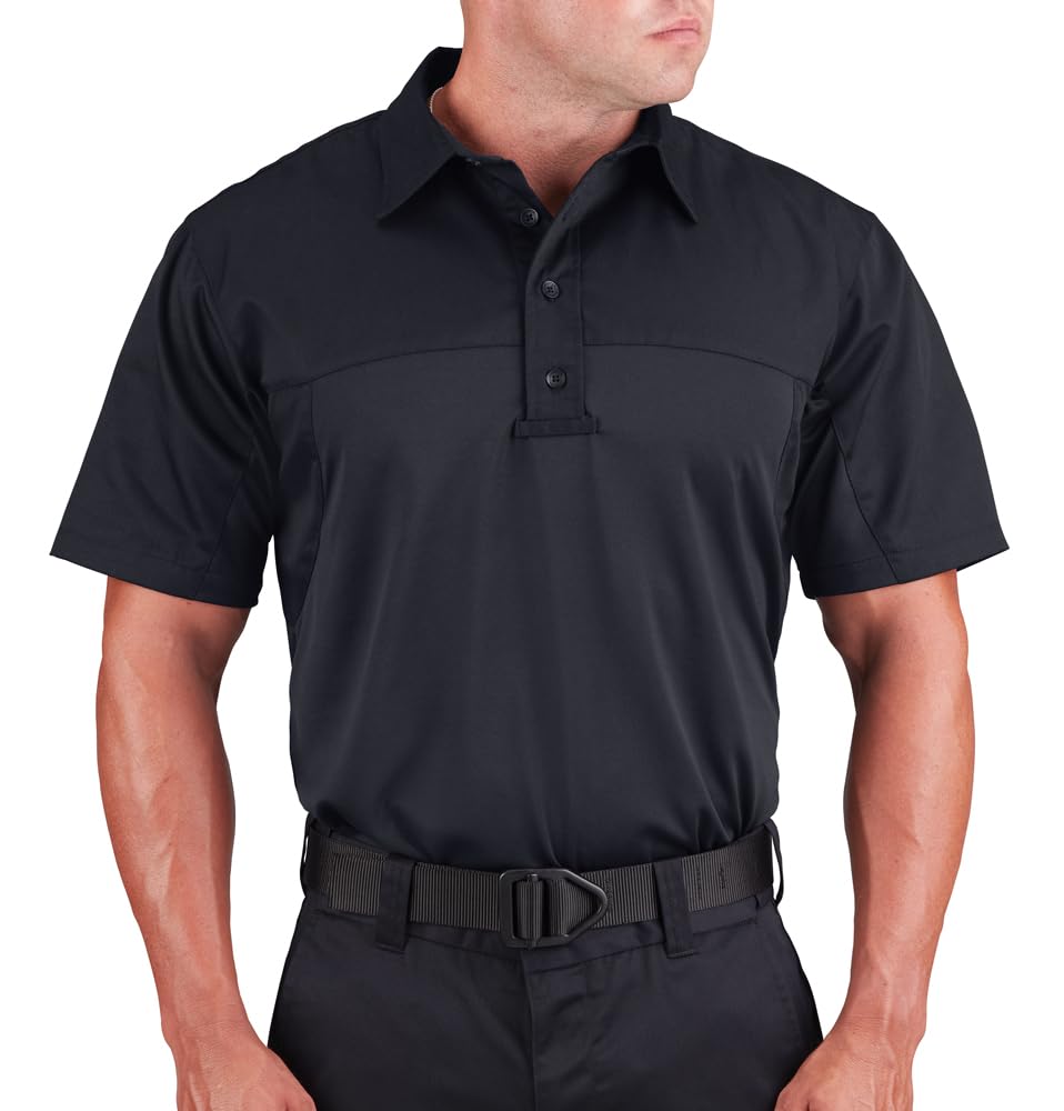 Propper Men's Duty Armor Kinetic Short Sleeve Shirt for Police Officers during Hot Weather Protection and Comfort