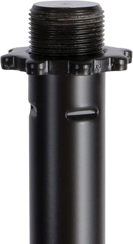 Miniatura 5 de OnStage On-Stage MS7700B - Soporte de micrófono con base de trípode (configuración para micrófonos vocales e instrumentales, altura ajustable, rosca