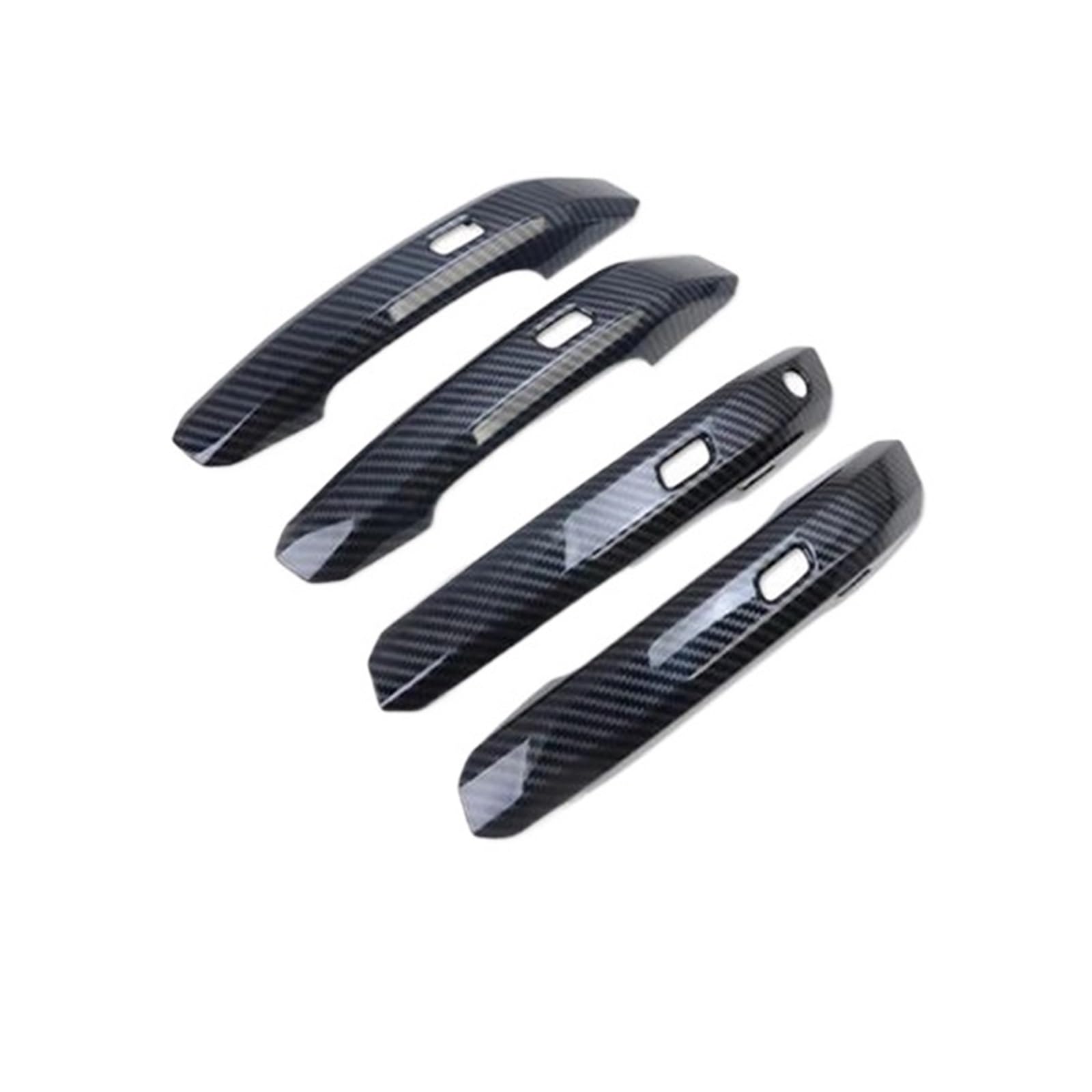 Hckclmbmzw One Color For A4 For B9 For 8W 2016 2017 2018 2019 2020 2021 2022 Car Exterior Accessories Carbon Fiber Smart Door Handle Cover Door Handle Cover