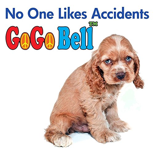 GoGo Bell Dog Doorbell for Housebreaking/Housetraining Door Bell/Potty Training Your Poochie to Let You Know When they Need to Tinkle (White, Qty 1) - Image 3