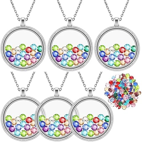 Highergo 6 Pcs Locket Necklace Cover