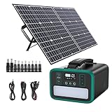 【4 Puertos de Salida del Panel Solar】Está equipada con 1 puerto USB, 1 puerto USB QC3.0 (18 W máx), 1 puerto USB Tipo-C (PD 60W) y 1 puerto DC (compatible con MC4). Se puede realizar 4 dispositivos electrónicos se cargan simultáneamente. Además, viene con un adaptador de DC 10 en 1, que es compatible con la mayoría de los generadores solares.