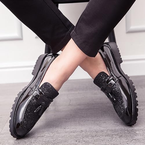 Men's Business Loafers Dress Casual Shoes Slip-On Wedding Party Shoes2