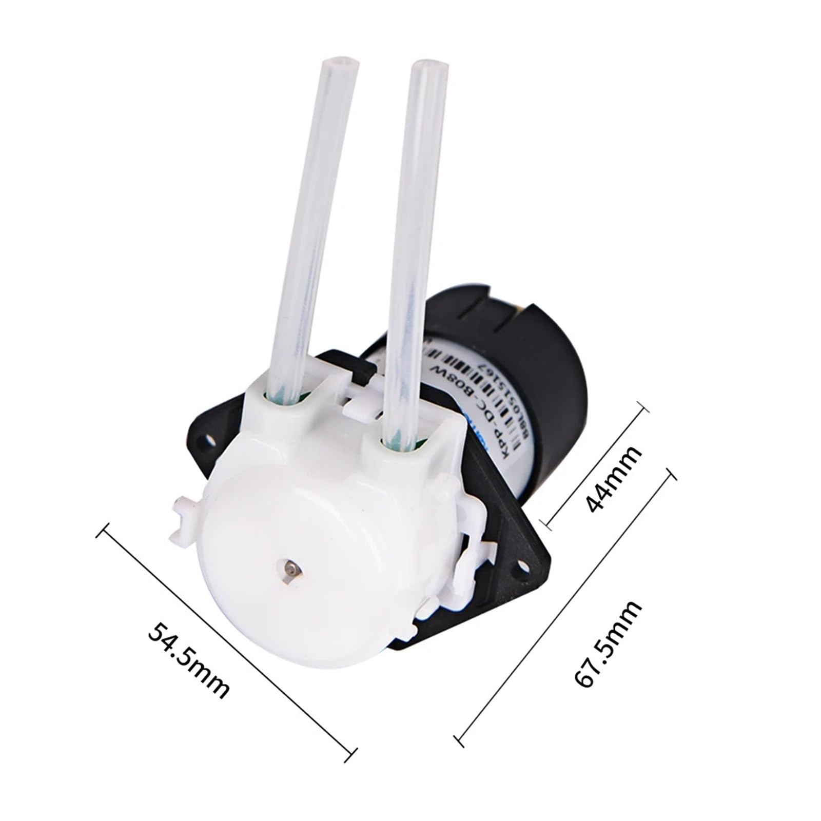 Pompe péristaltique KPP 1,2-90 ml/min Pompe auto-amorçante à moteur 12 V 24 V CC avec tube de laboratoire(S08,12V Straight)