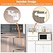 6 Pack Upgraded Invisible Baby Proofing Cabinet Latch Locks – No Drilling or Tools Needed, Fits Most Cabinets & Drawers, Works with Countertop Overhangs, Strong Adhesive for Easy & Secure Installation