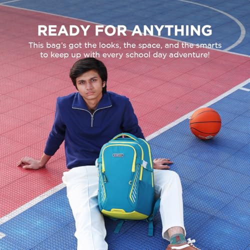 Image of Ergo43 Classic Ergonomic School Bag | Posture & Spine Support, Lumbar Padding, Lightweight | 34L Daily School Backpack