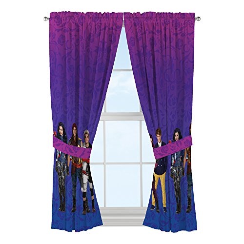 Disney Descendants Auradon Damask Drapes, 82
