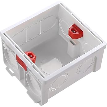 AIKEOU 86mm Concealed Box - White / Blue / Red (White)