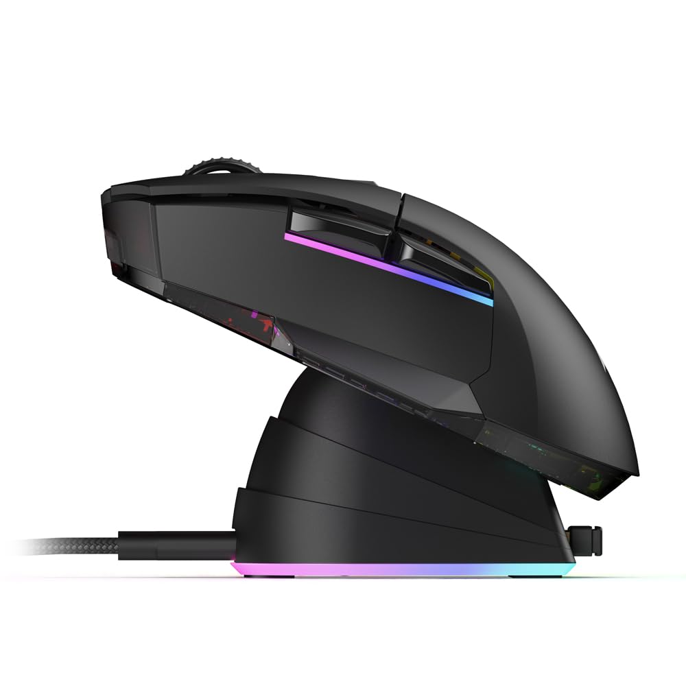 Sharkoon Skiller SGM50W Black Wireless Optical Gaming Maus RGB PBT Button