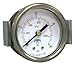 Winters PEU Series Steel Dual Scale Economy Panel Mounted Pressure Gauge, 0-160 psi/kpa, 2" Dial Display, +/-3-2-3% Accuracy, 1/4" NPT Connection