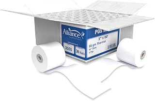 Thermal Paper Receipt Rolls, BPA Free, Grade A, Pure 85 White Paper, Unique Thermal Coating (3" x 80' - 36 rolls)