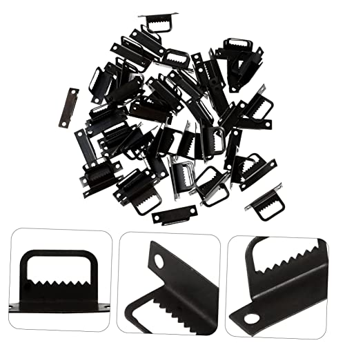 Image of Homoyoyo 100pcs Picture Frame Hangers Picture Hanging Kit for Artwork Easy to Install Wall Hooks for Decor Strong and Sturdy Design for Use