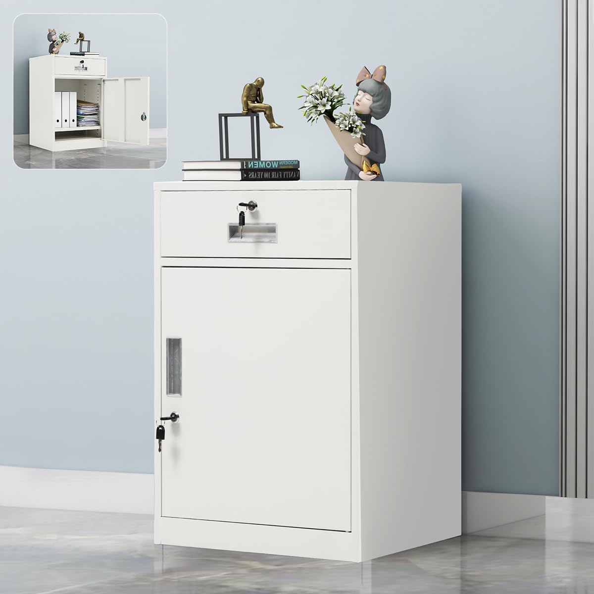 法人限定送料無料】 PLUS スチールワゴン 赤 デスクワゴン 3段ワゴン 事務ワゴン サイドワゴン オフィスワゴン ファイルキャビネット 鍵付き  ファイルワゴン 袖机 脇机 中古ワゴン 【中古オフィス家具】【中古】 | オフィス家具のオフィスパートナー デスクワゴン サイドワゴン スチール製 キャビネット オフィス 引き出し付き 扉 鍵付き デスク下収納 袖机 スチール書庫 可動棚