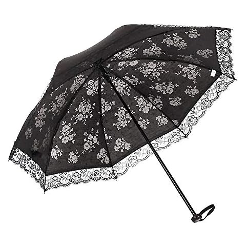 LILYXIN Vintage Lace Folding Sun Parasol Cover