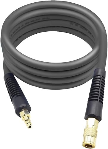 YOTOO Manguera de aire híbrida de plomo de 38 pulgadas por 10 pies, 300 PSI resistente, ligera, resistente a las torceduras, flexibilidad para todo