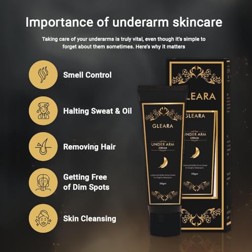 Image of Underarm Care Cream - Nourishes & Softens Skin - Niacinamide, Vitamin C & Alpha Arbutin - 50 g, Paraben-Free & Gentle on Sensitive Skin