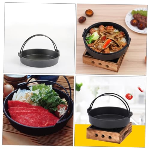 Casserole fonte sukiyaki et marmite résistante chaleur pour plaques