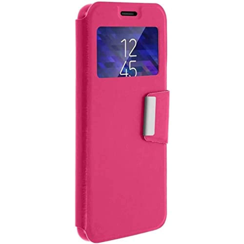 iPOMCASE Coque Protection Pochette pour Samsung Galaxy S6 G920, Rose