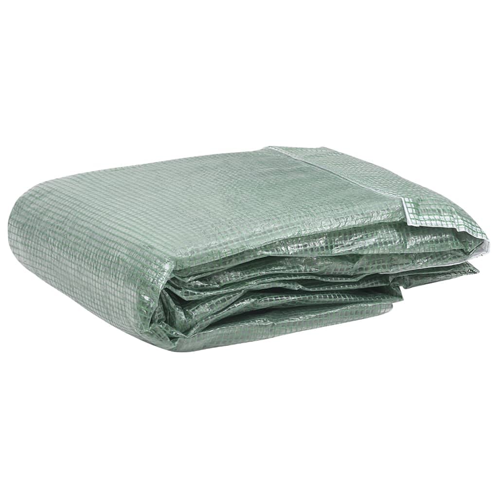 vidaXL Greenhouse Replacement Cover Shade Net for Greenhouse Outdoor Greenhouse Covering Plant House Fabric (4.5 m²) 300x150x200 cm Green