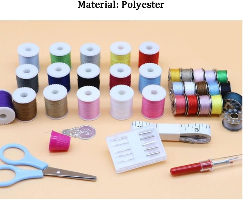 LWECMGSA Polyester Multi-Functional Sewing Kit Convenient Household Box Patching Set