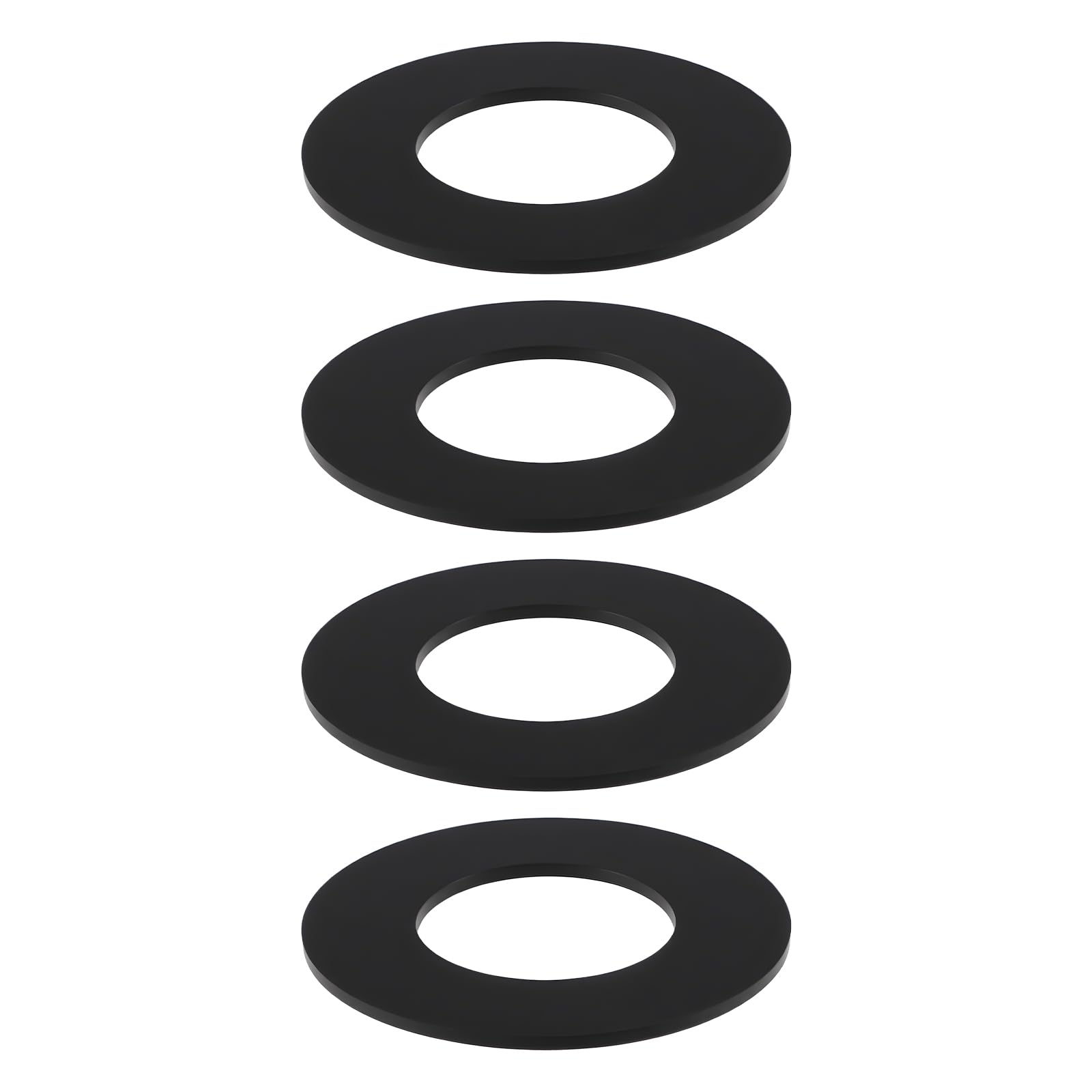 Briny River 4 Pcs Drain Valve Rubber Seal 62x31x2.2mm Suitable for Bathroom Water Tank