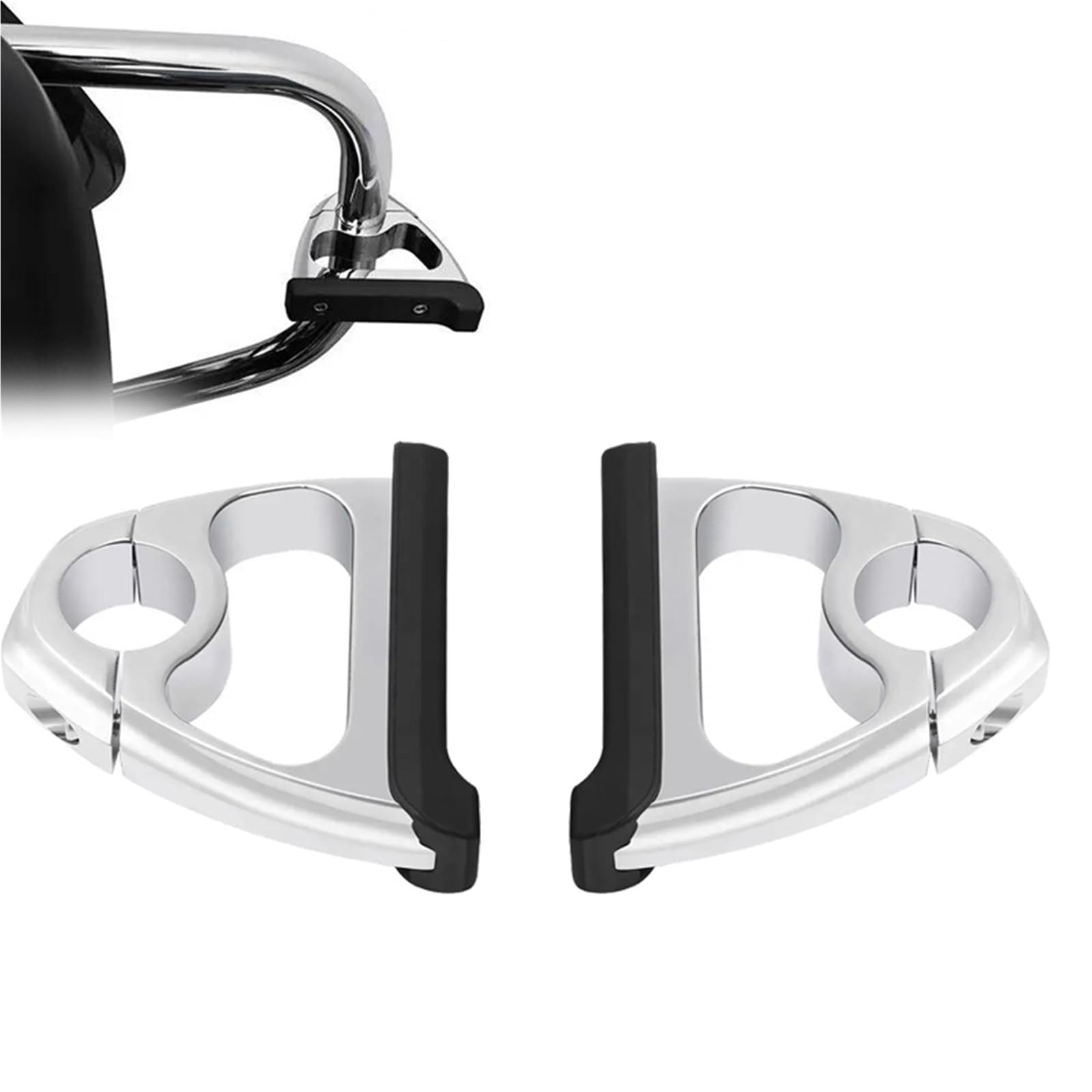 Repose-Pieds Moto Anti-Vibration Fixation 31,7 mm pour Confort Road Glide Dyna