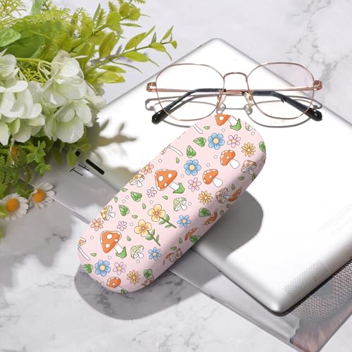 Image of Glasses Case Hard Shell,Portable Protective Eyeglasses Case, Eyeglass Holder Box with Cleaning Cloth, for men women