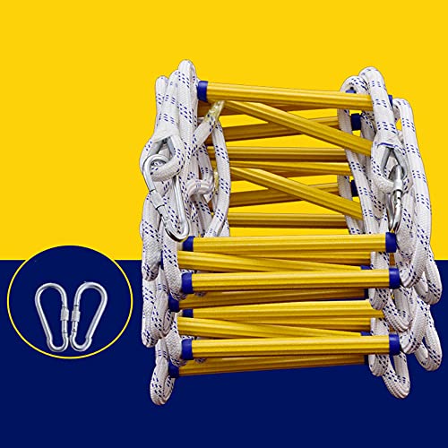 Échelle de secours d'urgence portable et robuste en corde de nylon pour maison et appartement - 4