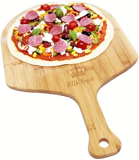 Ethically Sourced Premium Natural Bamboo Pizza Peel, 19.6 Inch x 12 Inch