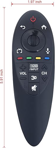 Miniatura 2 de AN-MR500 RM-AN500G Reemplazar el control remoto mágico inteligente con búsqueda por voz para LG Smart TVs LED LCD Plasma Televisiones 2014 42LB6300