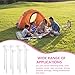 BESPORTBLE 8pcs Heavy Duty Tent Stakes for Camping Construction Design for Garden Awnings and High Wind Conditions