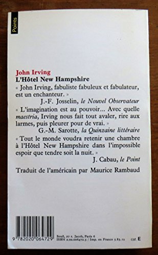 L' Hotel New Hampshire [Spanish] 2020064723 Book Cover