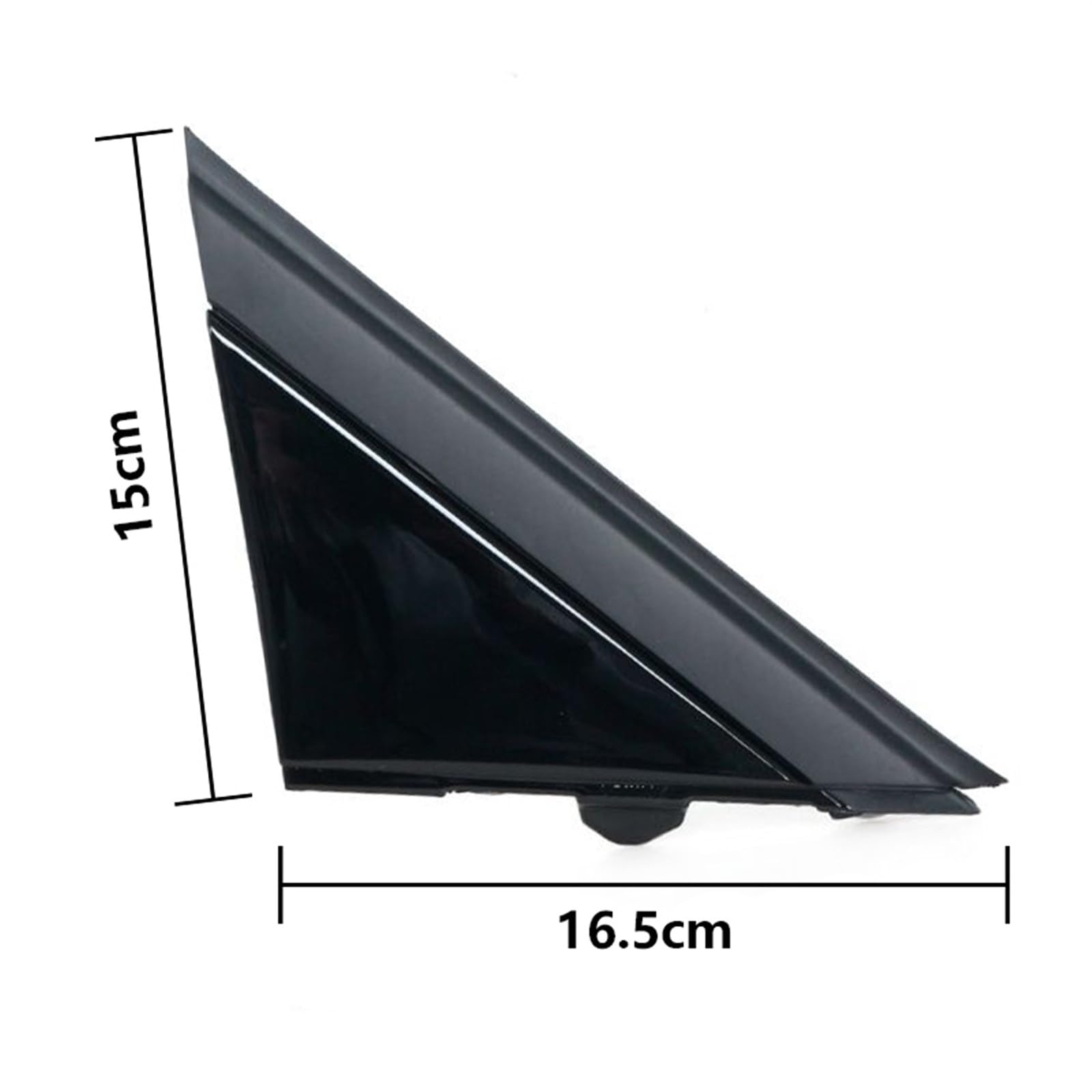 Modanatura Copertura Piastra Triangolare Specchietto Retrovisore Compatibile Con 500 2012-2019 Copertura Bandiera Finestrino Anteriore Triangolo Montante A 1SH17KX7AA 1SH16KX7AA