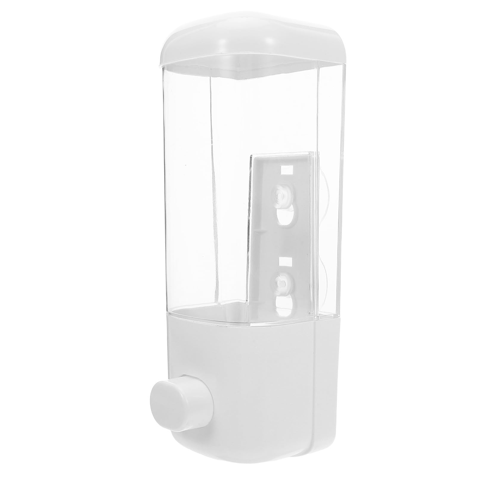 SHINEOFI Dispenser di Sapone Liquido Manuale a Parete 500 Ml Set da 2 Pezzi Contenitore Sospeso in Plastica per Bagno e Cucina Adatto per Saponi e Lozioni Uso Domestico e Professionale