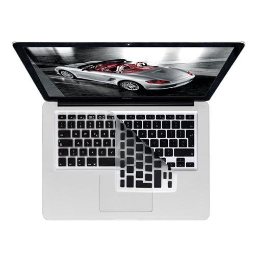 Mizar4Shop Copritastiera Nero per Macbook Air Pro