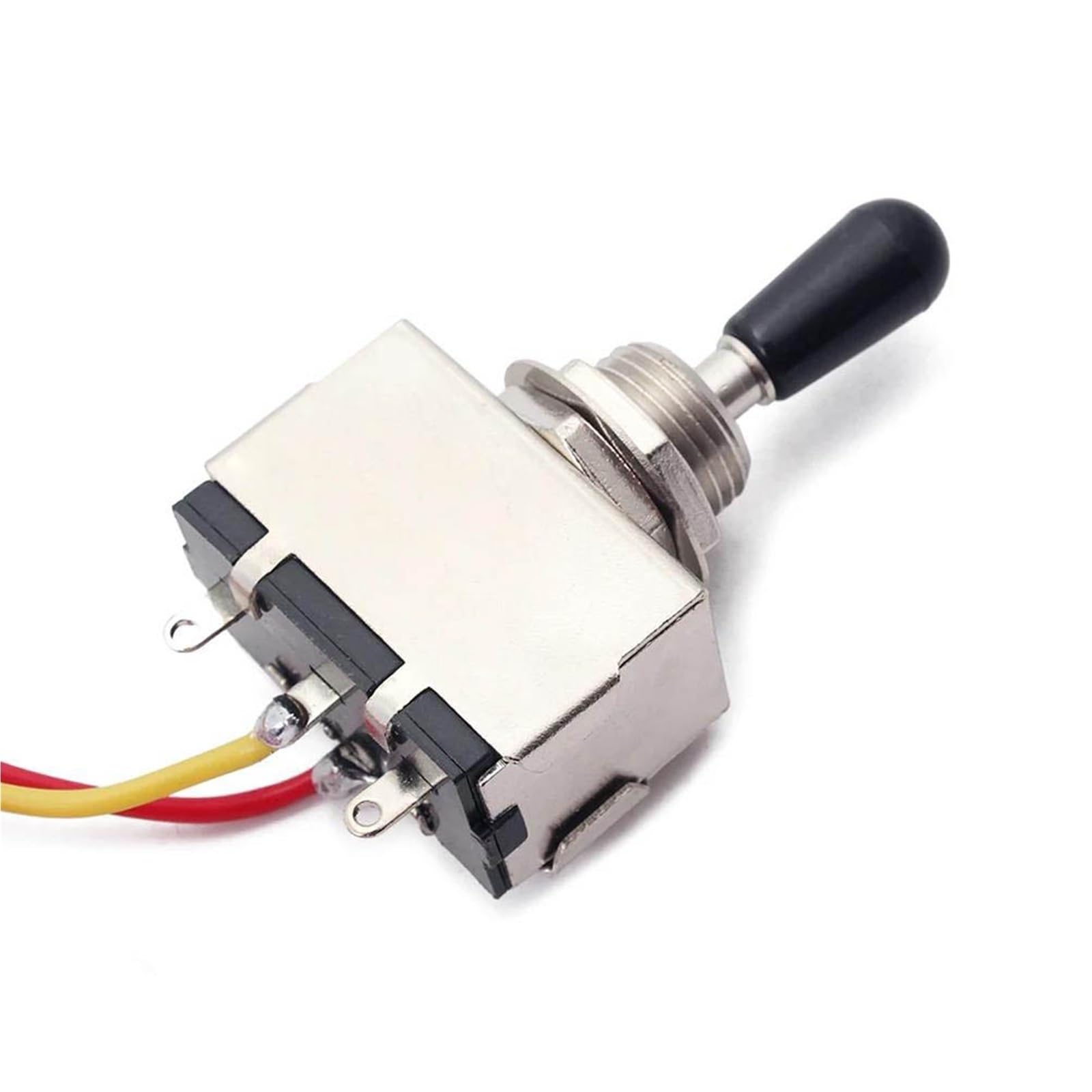 Arnés De Cableado Guitarra Potenciómetro De Botón Negro De 500 K Para Guitarra