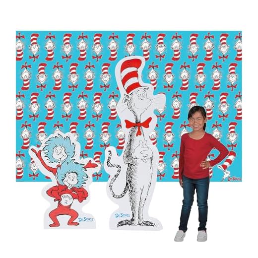 Cat in the Hat Backdrop Decorating Kit