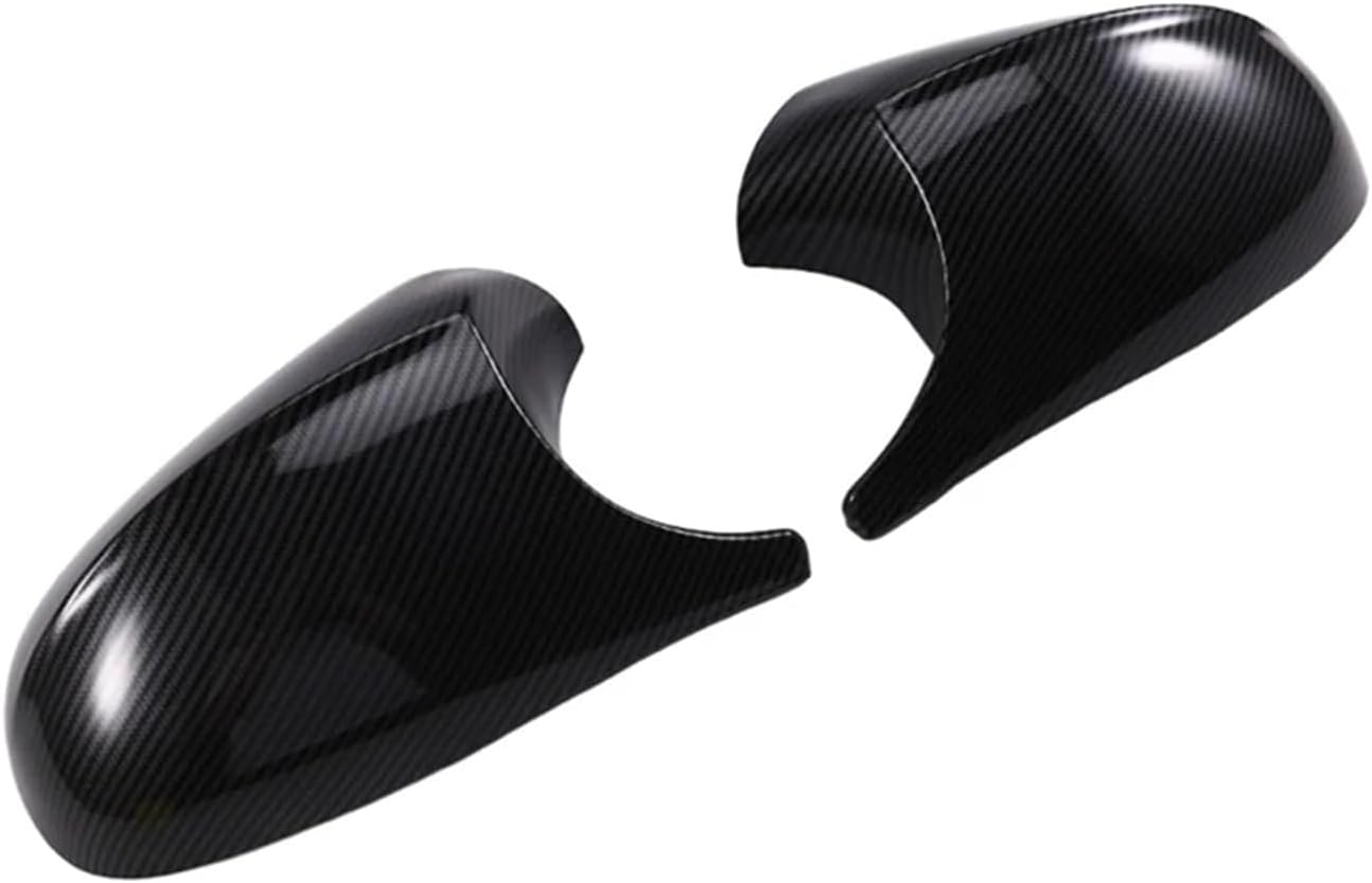 車用サイドミラーケーストリム カーボンファイバーパターンカバー BMW 1 3シリーズ E87 E88 E90 E91 バックミラー