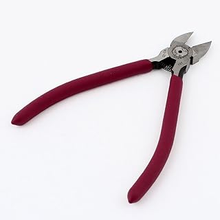 Aexit Red Plastic Pliers Coated Handle Spring Loaded Side Cutting Diagonal Pliers SLI-p-Joint Pliers 6