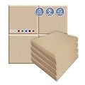 Arrowzoom 4-Pack Fabric Acoustic Panels 23.6x23.6 in AZ1205