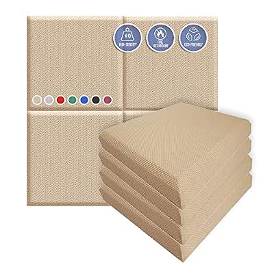 Arrowzoom 4-Pack Fabric Acoustic Panels 23.6x23.6 in AZ1205