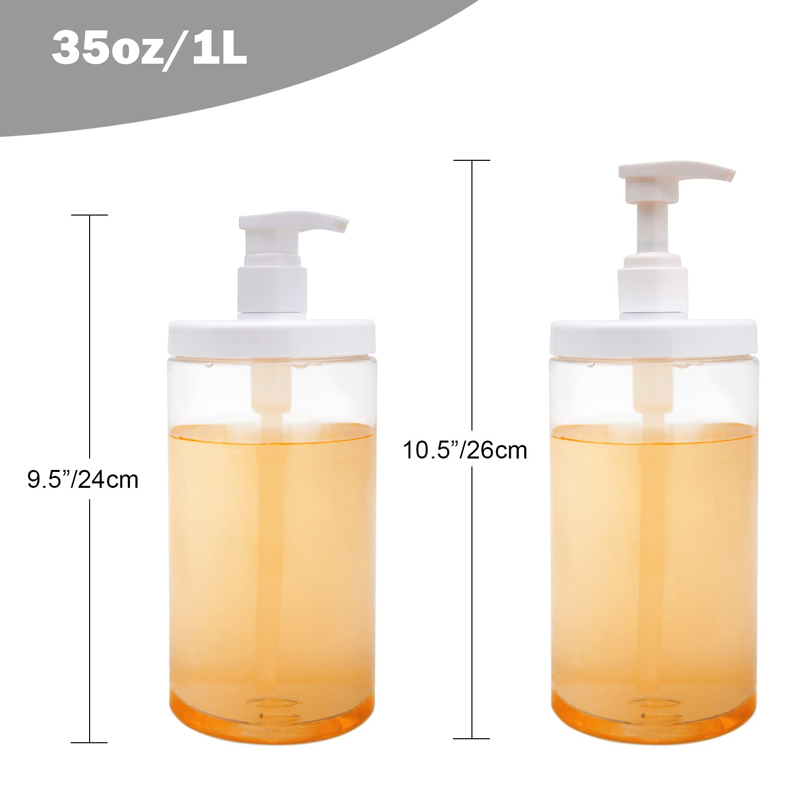 Amazon.co.jp: ポンプボトルディスペンサー プラスチックポンプボトル